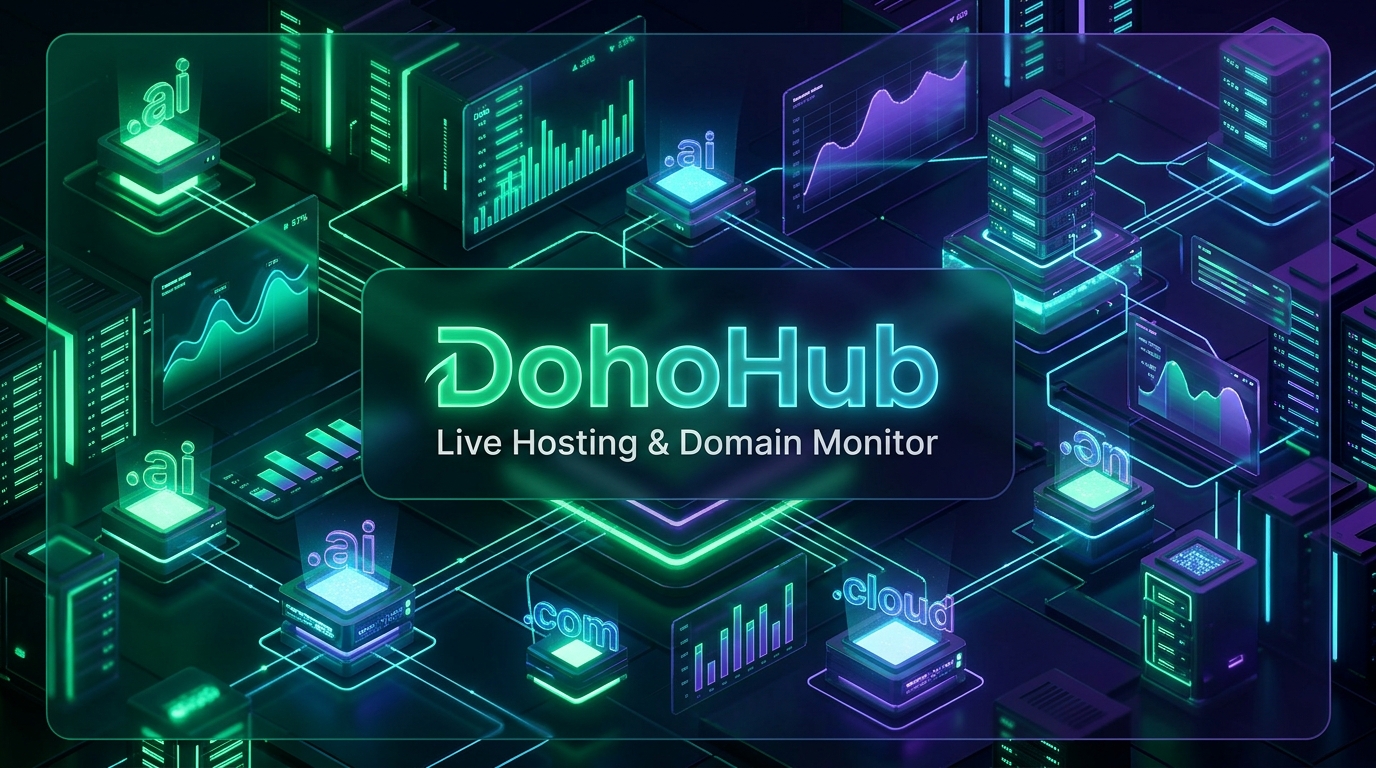DohoHub: Independent Intelligence for Hosting and Domains